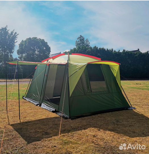 Палатка туристическая 4 местная с большим тамбуром