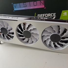 Видеокарты RTX 3070 Gigabyte Vision 8gb Белая