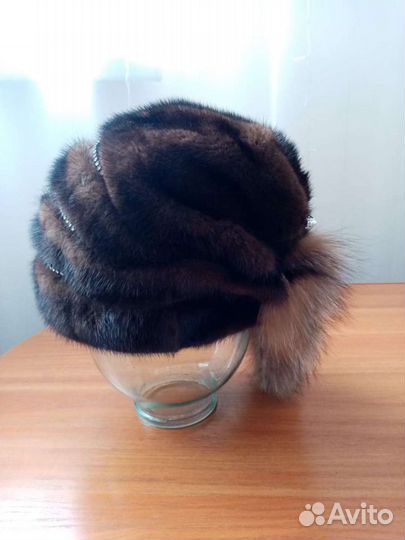 Шапка норковая женская