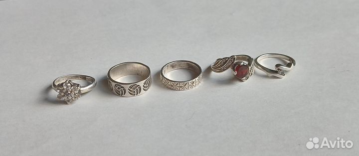 Серебряные кольца