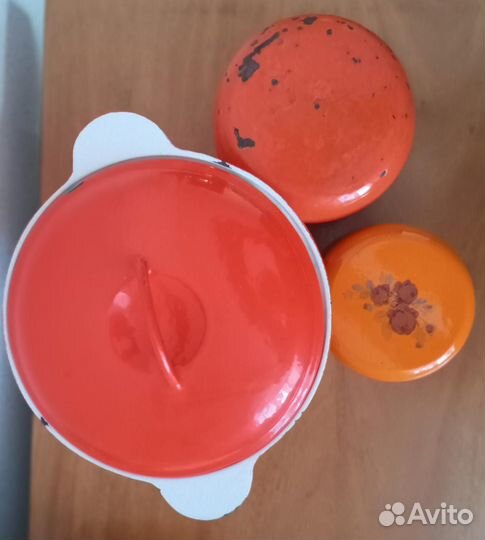 Чугунный набор эмалированный