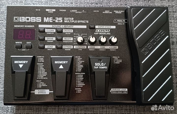 Гитарный процессор Boss ME-25