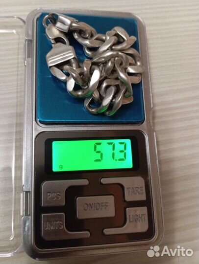 Серебряный браслет мужской 925 26 см