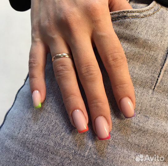 Маникюр наращивание