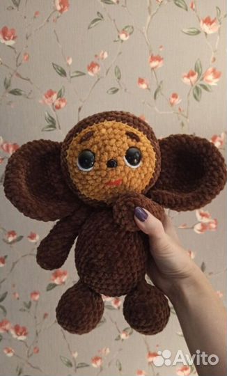 Игрушка Чебурашка ручной работы