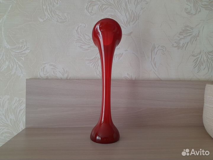 Ваза для цветов цветное стекло