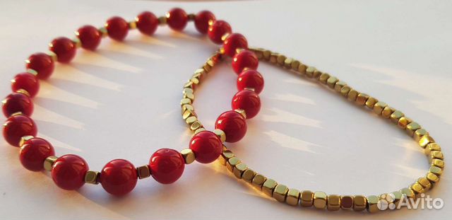 Набор браслетов из натуральных камней