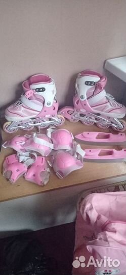 Роликовые коньки раздвижные