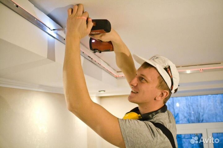 Монтажник натяжных потолков
