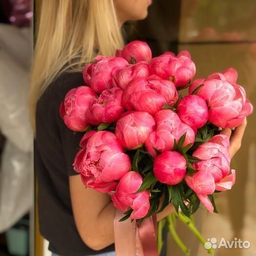 Букет пионов