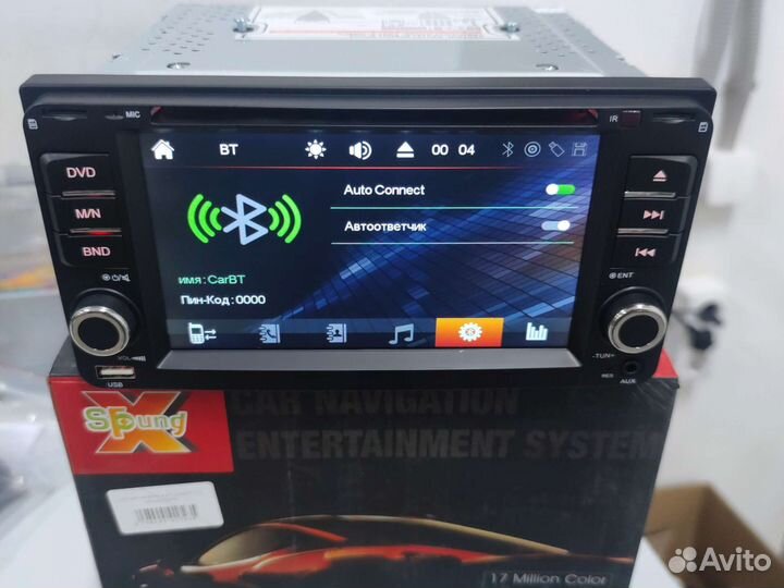 Штатная магнитола Toyota X-Sound 200х100,GPS/DVD