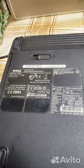 Ноутбук dell PP 29L под восстановление