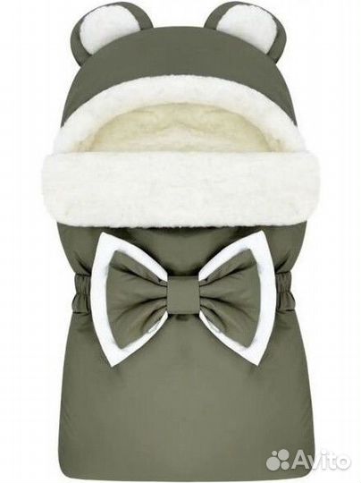 Конверт на выписку меховой