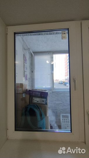 Балконный блок с дверью бу