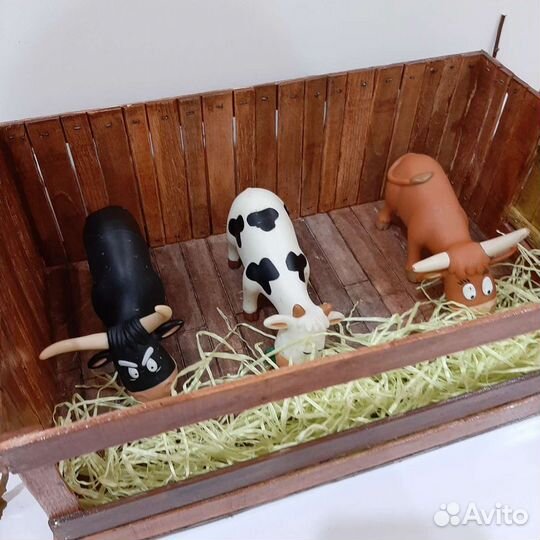 Большой загон, игровой набор, ферма для животных