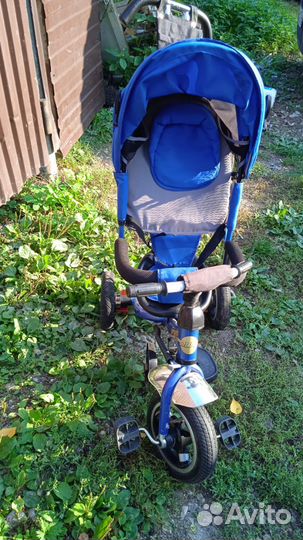 Детский велосипед с родительской ручкой