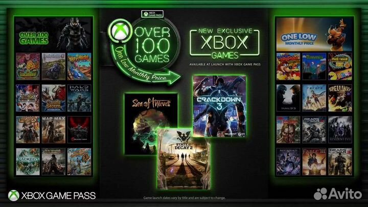 Подписка xbox game pass ultimate; PS+EA play