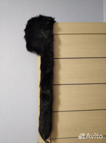 Волкошапка Volkoshapka шапка с ушками чёрная