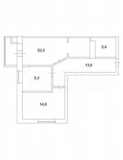 2-к. квартира, 67 м², 12/25 эт.