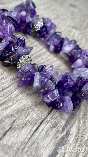Браслет женский из Аметиста
