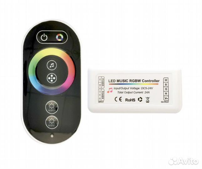 Контроллер RGB rgbw лент с сенсорным пультом