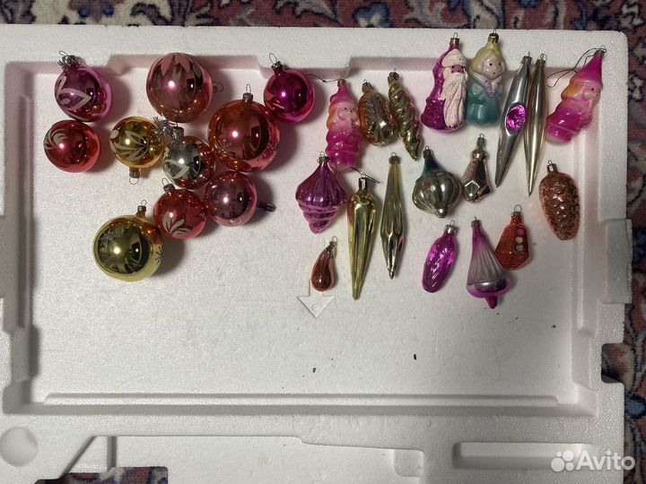 Новогодние игрушки СССР 70-х годов