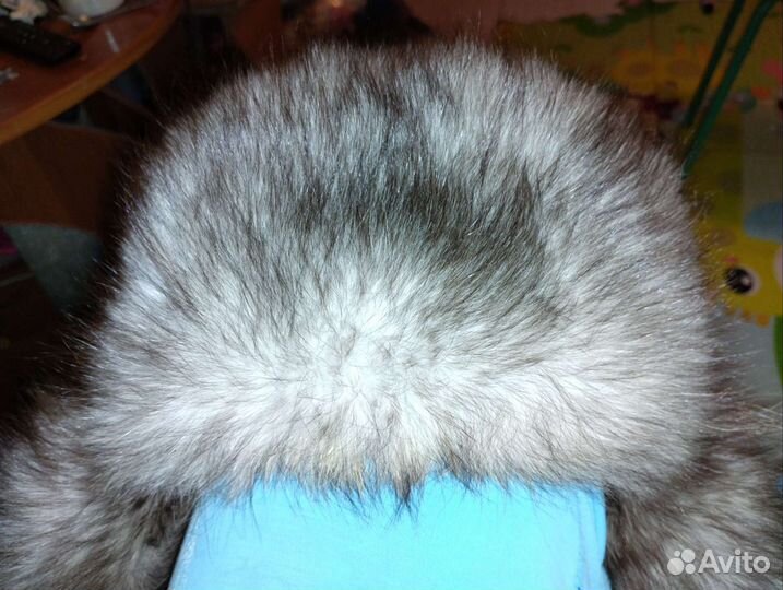 Шапка ушанка песец новая