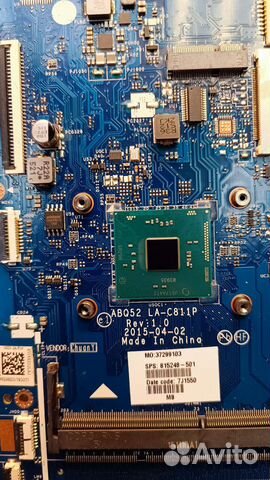Продам материнскую плату LA-C811P Rev 1.0