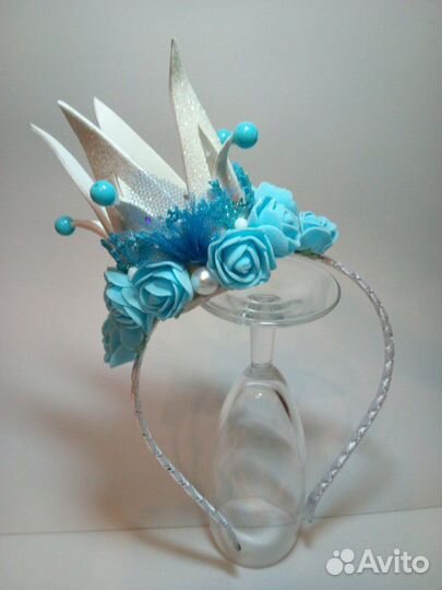 Ободок на волосы, корона на праздник, украшение на