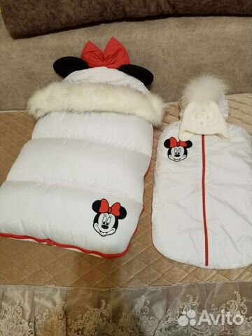 Конверт на выписку для девочки зима