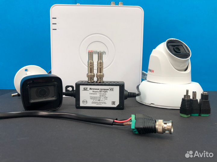 Комплект видеонаблюдения 4 камеры