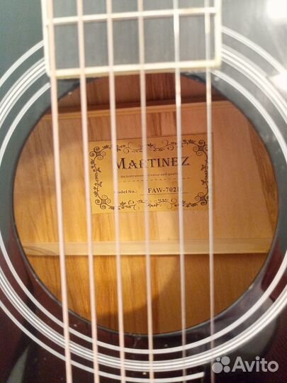 Гитара martinez faw 702b с чехлом