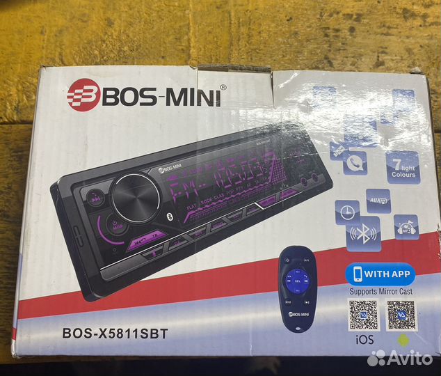 Магнитола bos mini X5811SBT