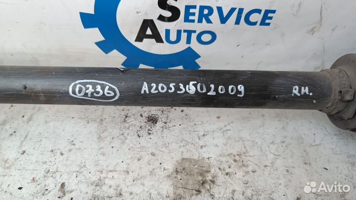 Mercedes W205 14- Привод задний левый 0736