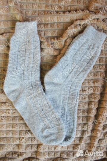 Носки теплые вязаные из шерсти