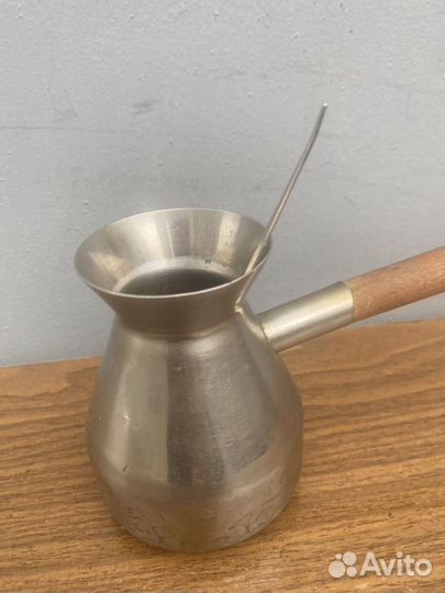 Турка Отечественная,латунная с ложечкой