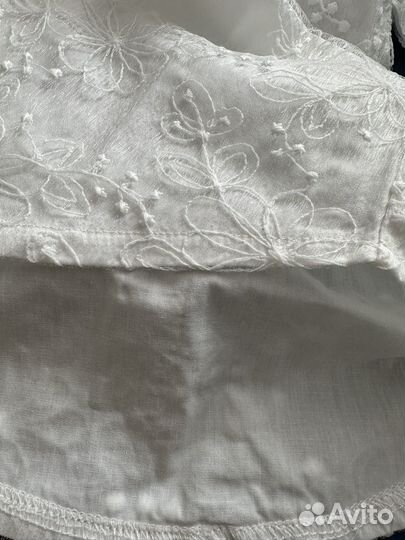 Рубашка блузка белая школьная