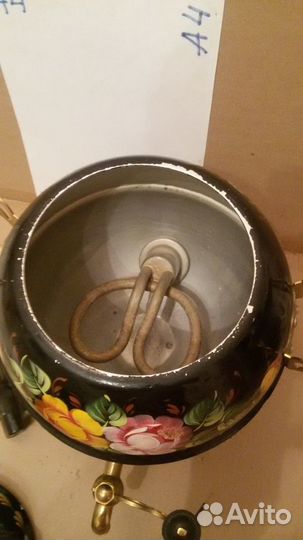 Мельхиоровый набор с самоваром