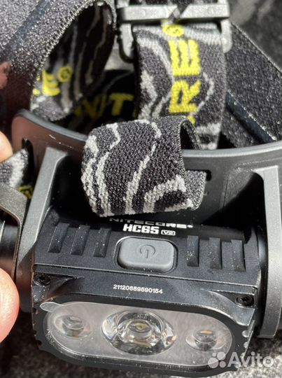 Nitecore HC65 V2 тактический налобный фонарь