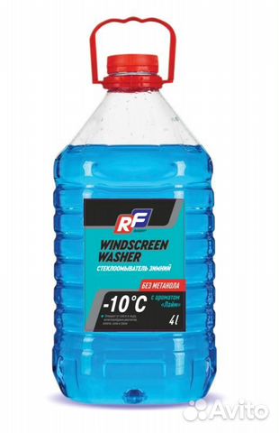Жидкость стеклоомывающая зимняя -10с 4л