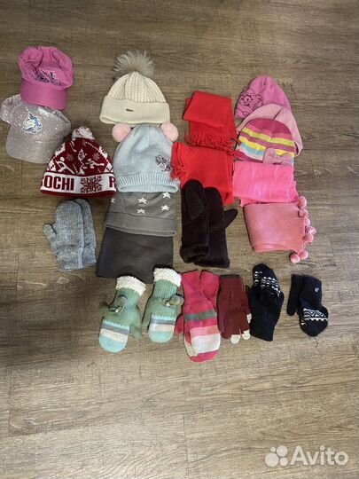 Шапки пакетом для девочки