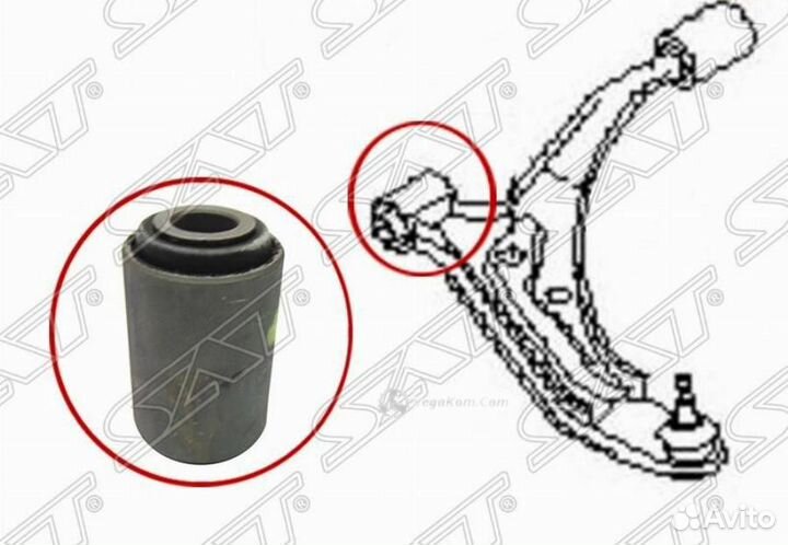 Сайлентблок рычага Nissan Sunny B14 Pulsar N15 Wingroad Y10 Liberty 9 ST5456050Y00