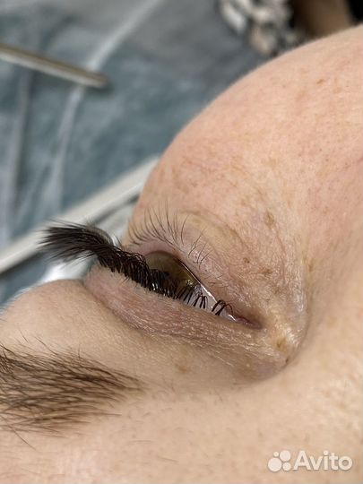 Наращивание ресниц/оформление,ламинирование бровей