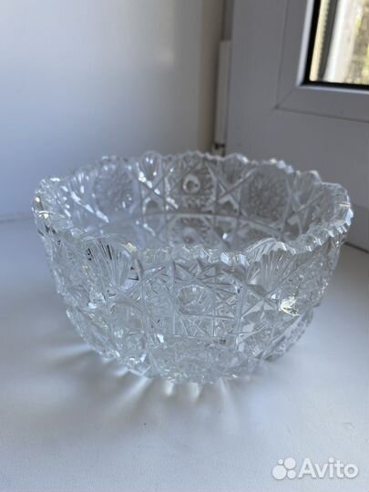 Хрустальная ваза