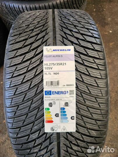 Michelin Pilot Alpin 5 275/35 R21 и 315/30 R21 109V