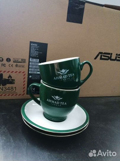 Кружки и тарелочки для чая