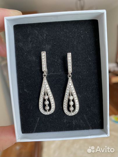 Серьги серебро 925