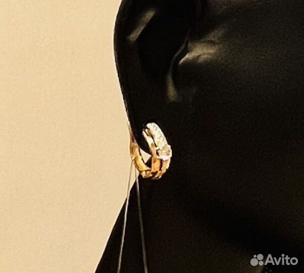 Золотые серьги