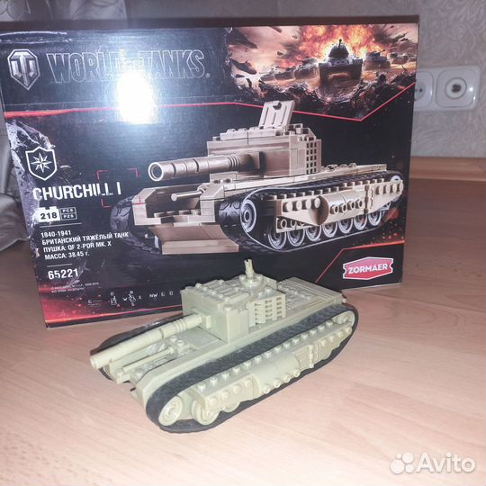 Конструктор Zormaer World of tanks, Churchill 1