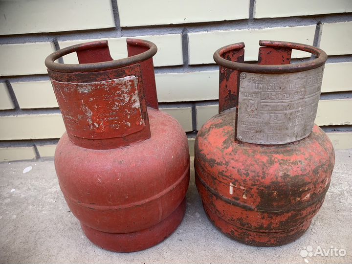 Баллоны газовые с газом и без